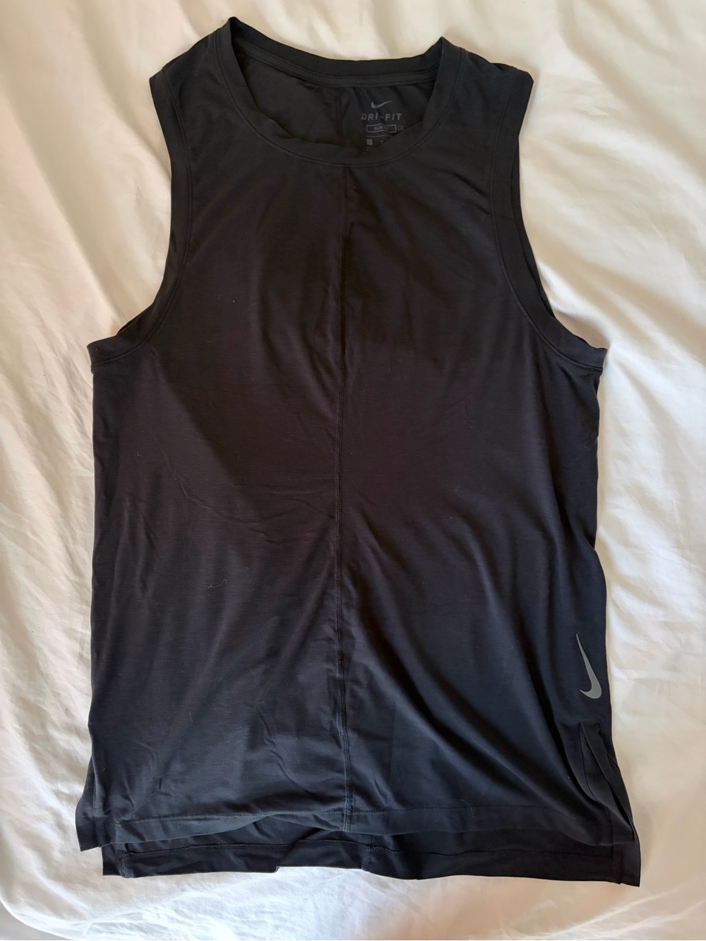 Nike Men’s Black Dri-FIT Sleeveless Training Tank -